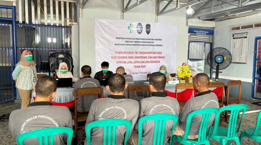 Deteksi Dini TBC, Lapas Sekayu Lakukan Rontgen Dada untuk Ribuan Warga Binaan