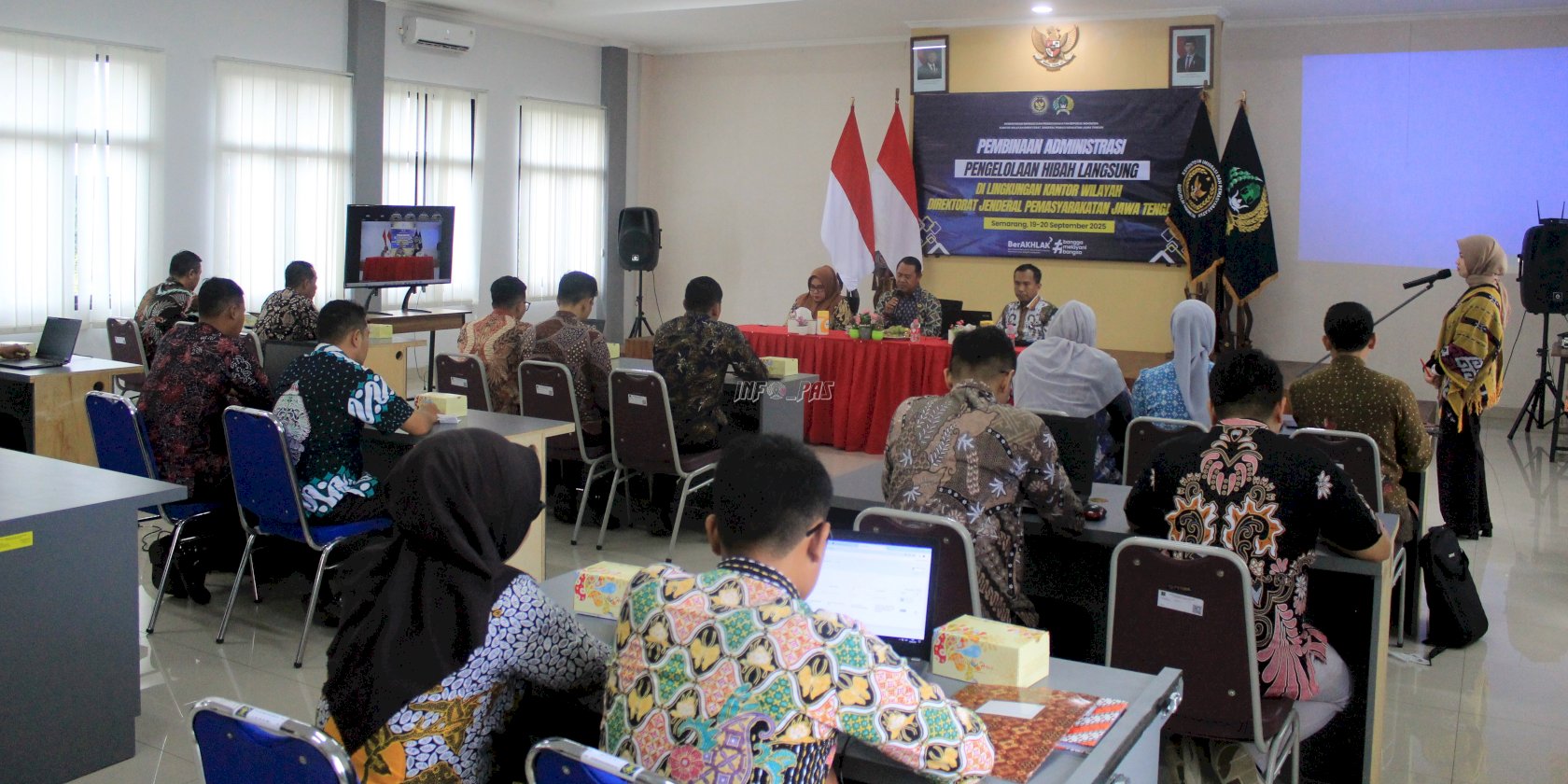 Kanwil Ditjenpas Jateng Mantapkan Komitmen Akuntabilitas lewat Pembinaan Administrasi Hibah Langsung
