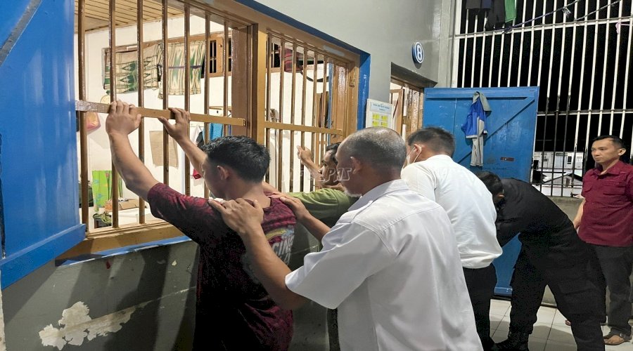 Lapas Tolitoli Wujudkan Komitmen Bersih dari Barang Terlarang lewat Razia