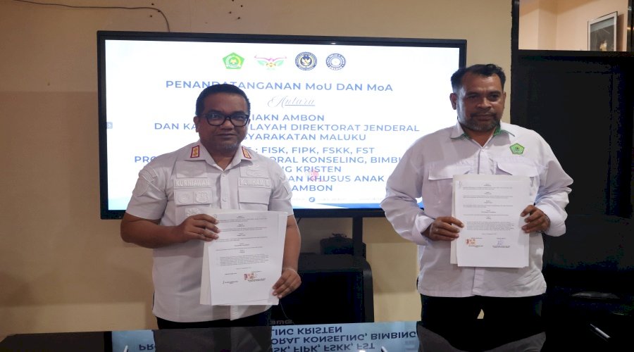 LPKA Ambon Sepakati Kerja Sama dengan IAKN Ambon, Tingkatkan Kualitas Pembinaan Anak Binaan