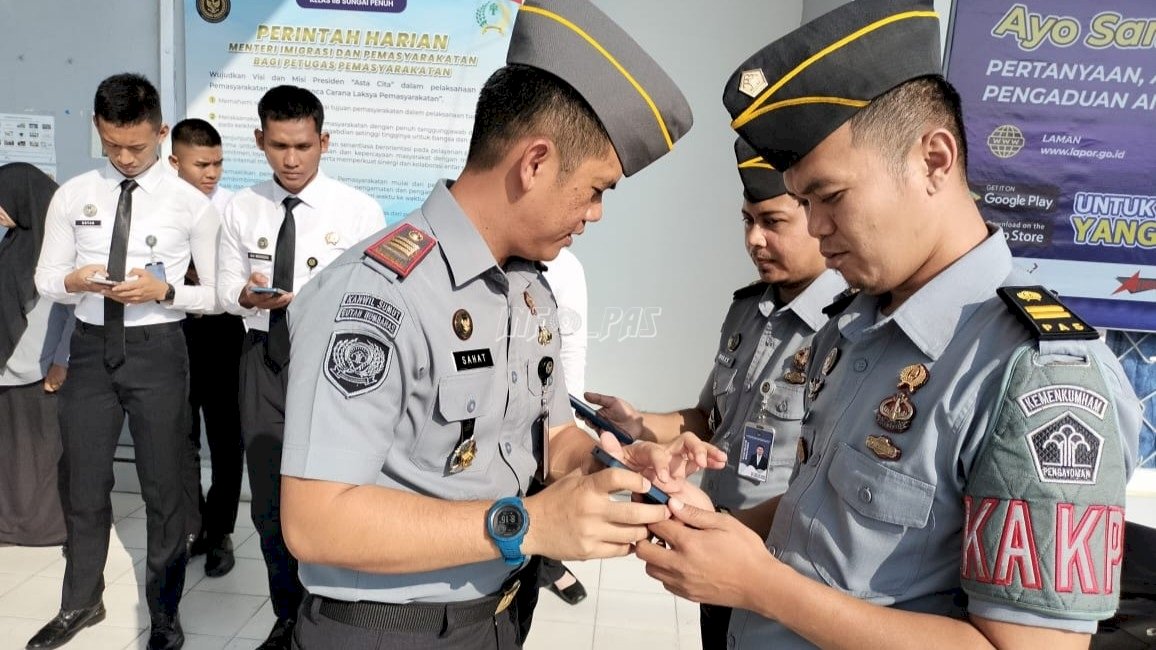 Rutan Sungai Penuh Gelar Sidak, Tegaskan Komitmen Anti Judi Online