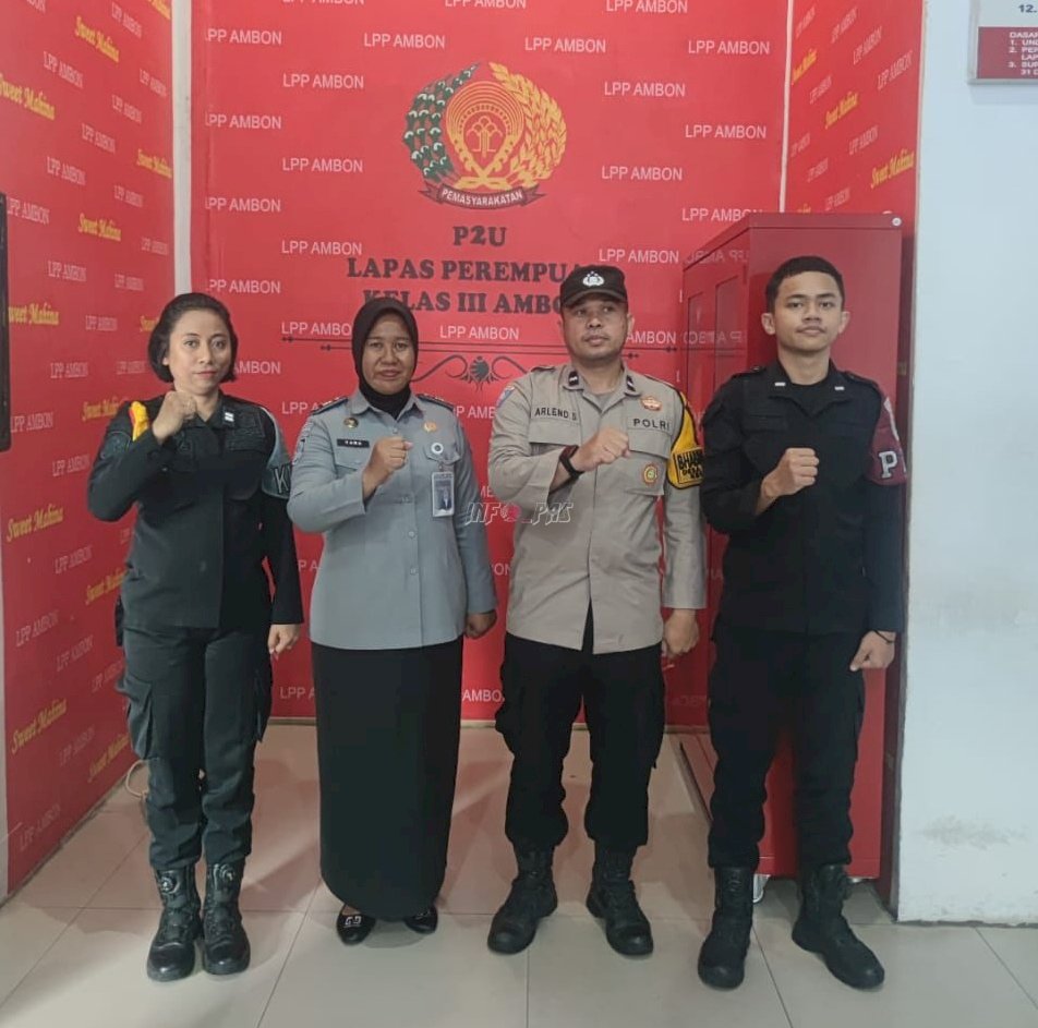 Lapas Perempuan Ambon Perkuat Sinergi dengan Bhabinkamtibmas Polsek Baguala