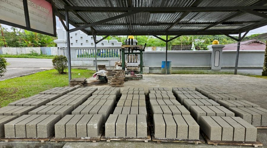 Lapas Ambon Jual Batako Pres ke LPKA Ambon, Bukti Kemandirian Warga Binaan