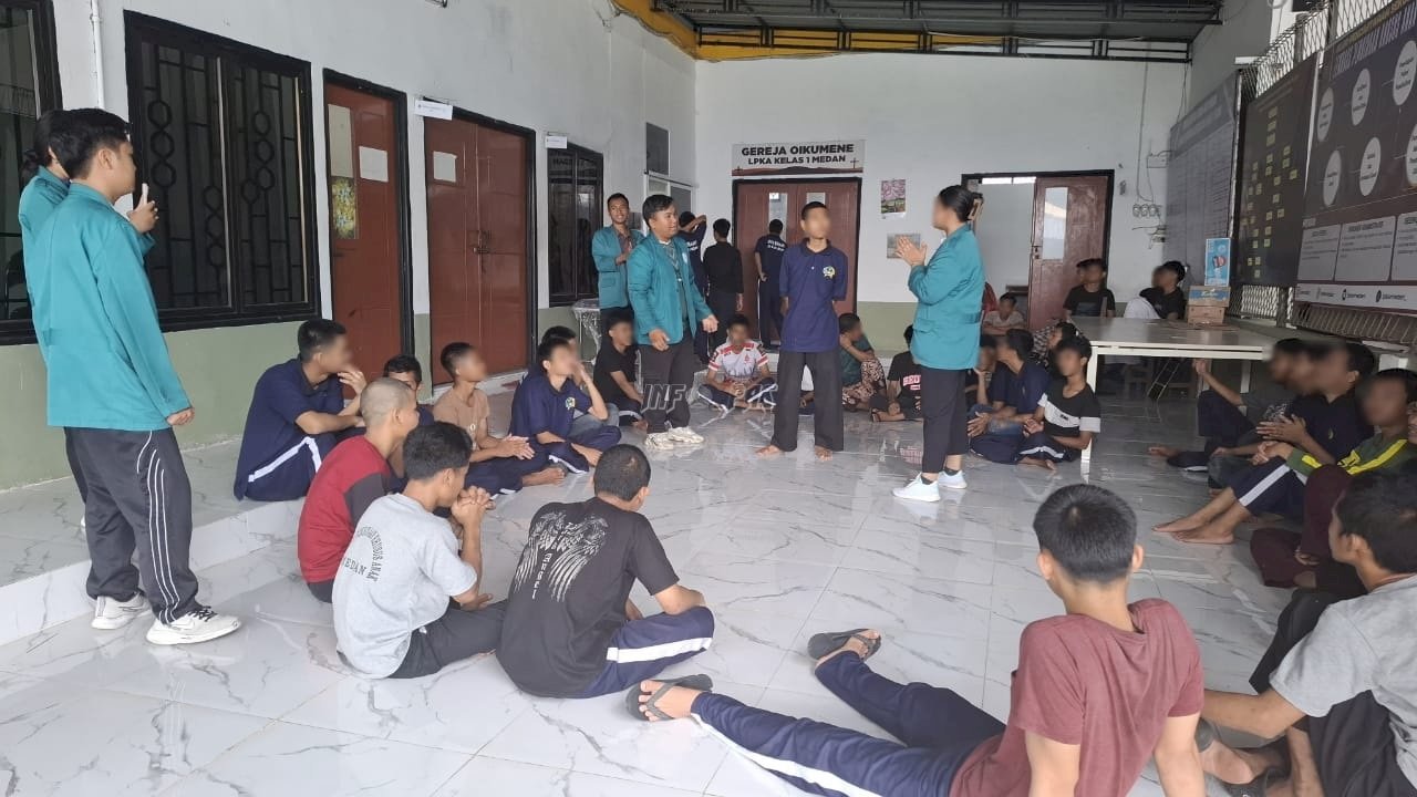 Beri Inspirasi dan Edukasi Anak Binaan, LPKA Medan Gandeng Mahasiswa Unimed