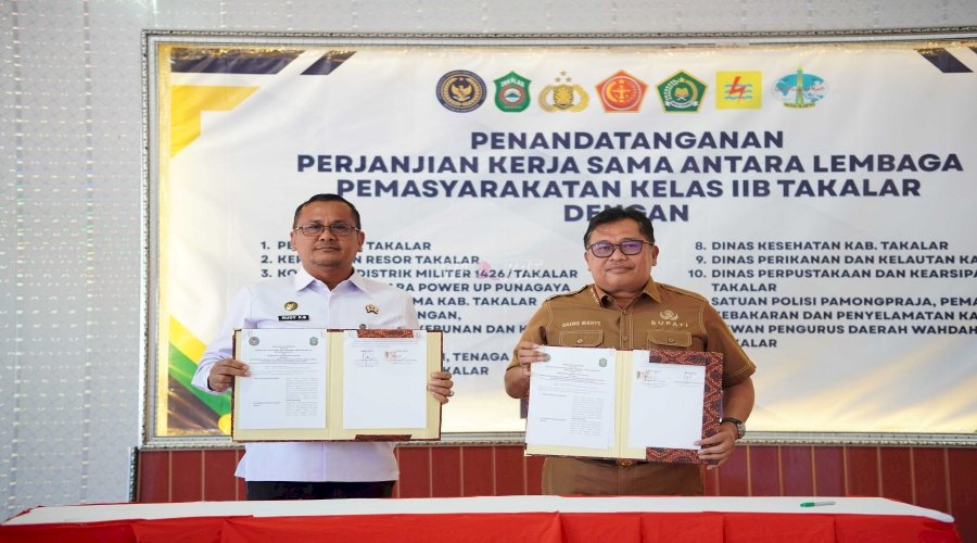 Perkuat Implementasi KUHP 2026, Kanwil Ditjenpas Sulsel Teken PKS dengan Pemkab Takalar