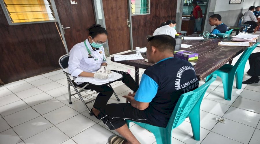 Lapas Ternate Tegaskan Komitmen Tingkatkan Kualitas Kesehatan Warga Binaan