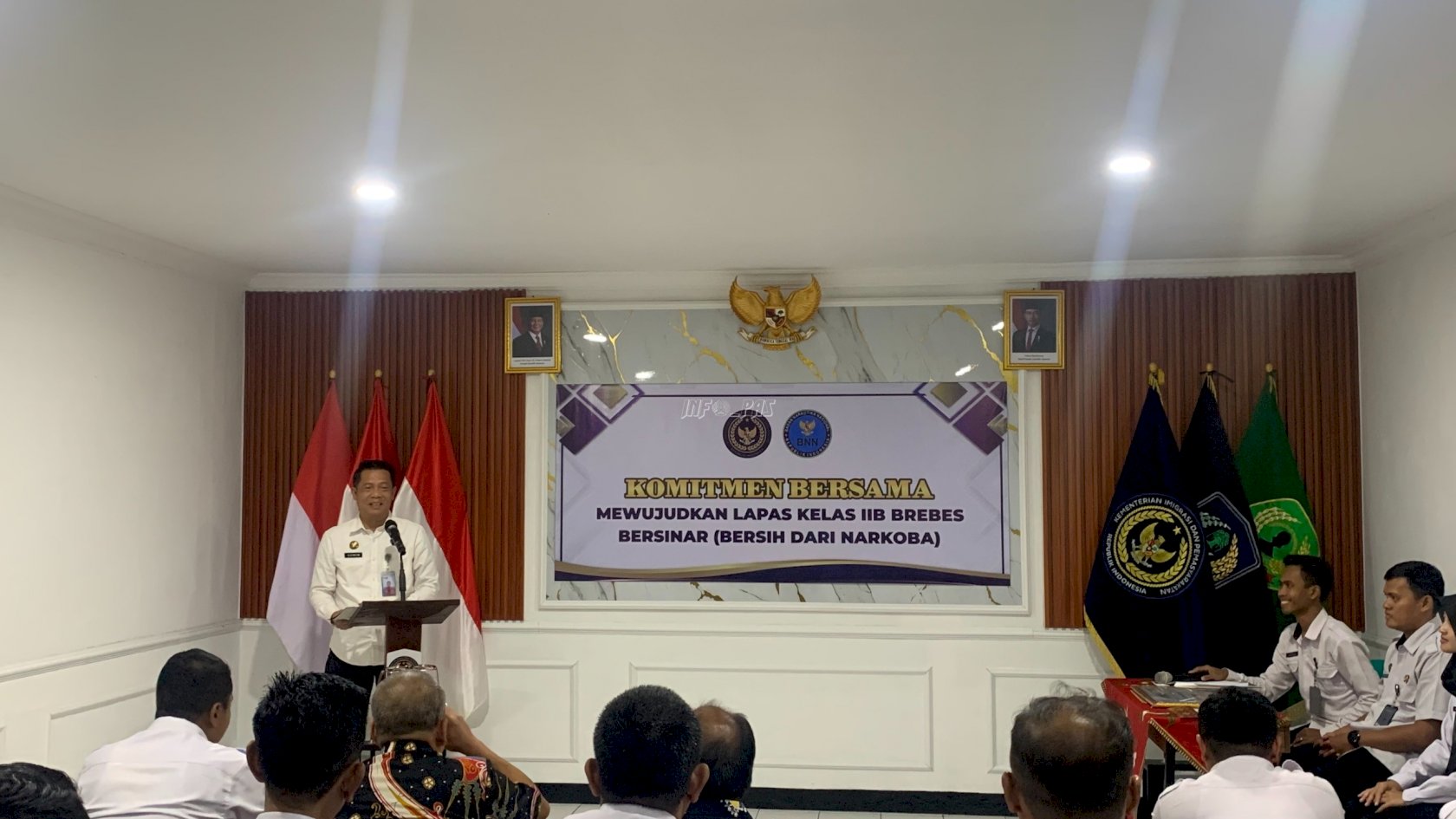 Deklarasi & Tes Urine, Lapas Brebes Mantapkan Komitmen Bersih dari Narkoba