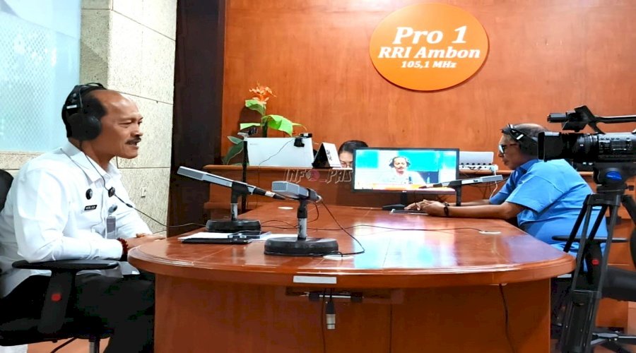 Narasumber Dialog Interaktif RRI, Kalapas Ambon Paparkan Upaya Dukung Ketahanan Pangan
