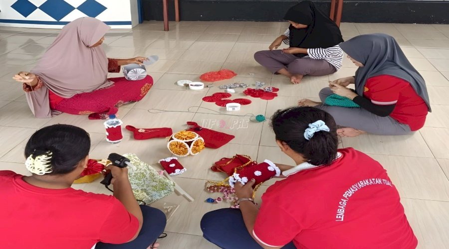 Lapas Tual Bekali Warga Binaan dengan Keterampilan Merajut