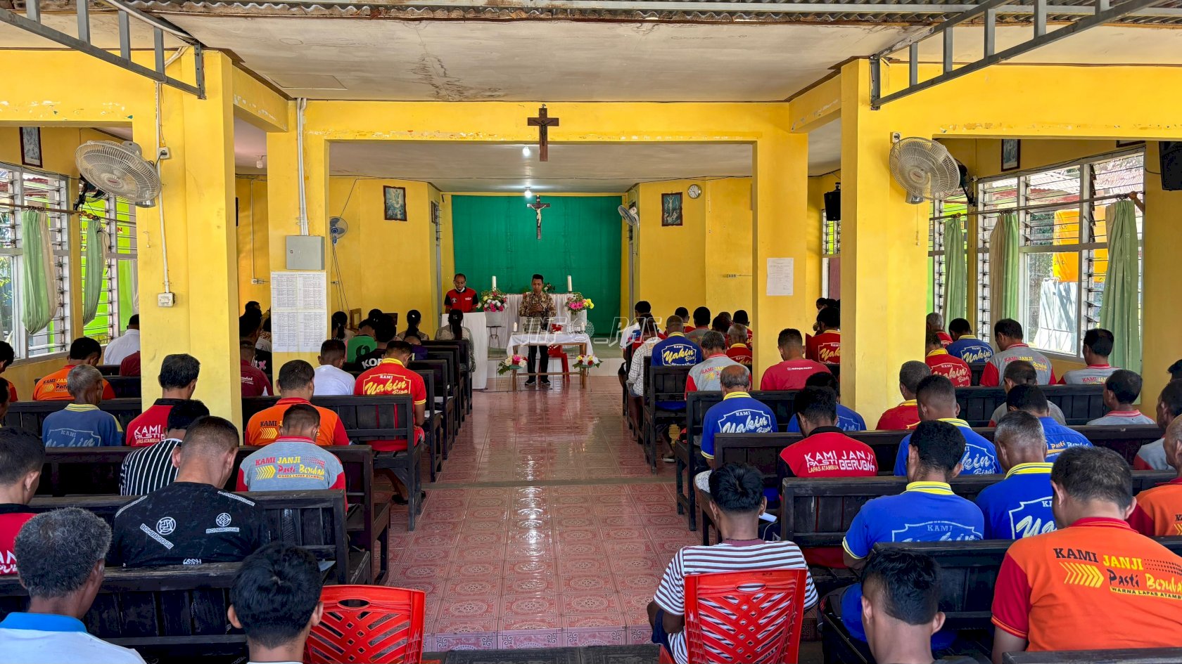 Lapas Atambua Perkuat Iman Warga Binaan Lewat Pembinaan Kerohanian