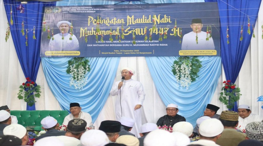 Lapas Banjarmasin Gelar Peringatan Maulid Nabi Muhammad saw.