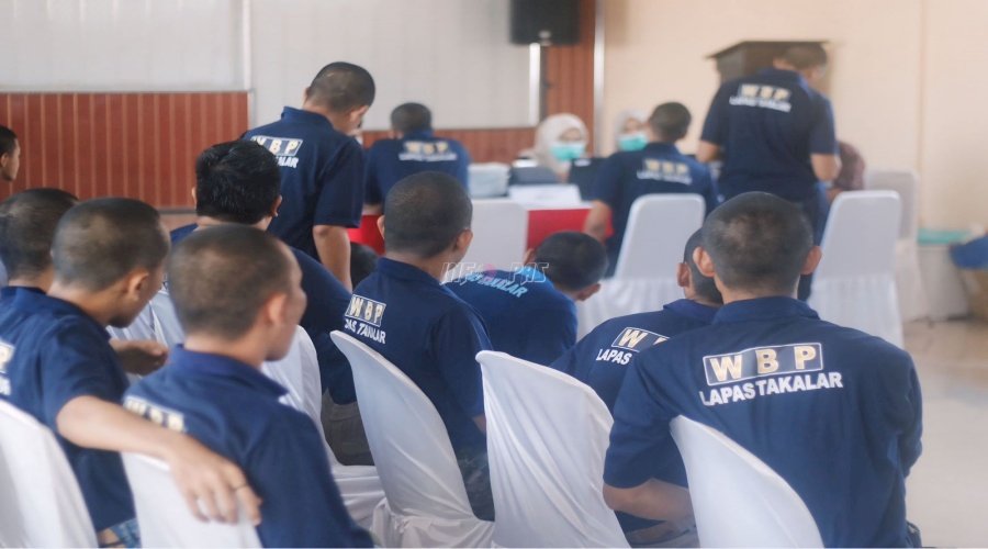 500 Warga Binaan Lapas Takalar Jalani Skrining TBC