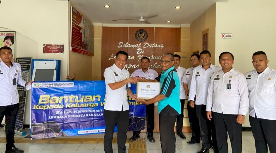 Lapas Brebes Wujudkan Kepedulian Berdampak Nyata lewat Pembagian Bantuan Sosial