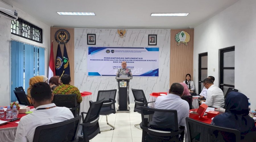 Pendampingan Ditjenpas, LPKA Medan Bertekad Hadirkan Pendidikan Berkualitas bagi Anak Binaan