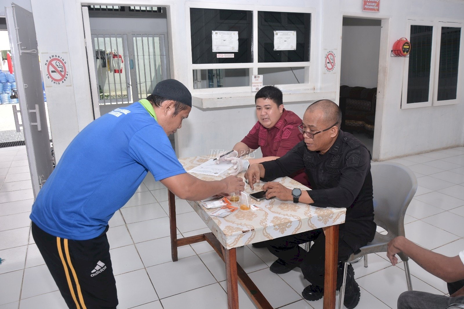 Tes Urine, Lapas Narkotika Muara Sabak Jaga Konsistensi Warga Binaan Rehabilitasi Sosial