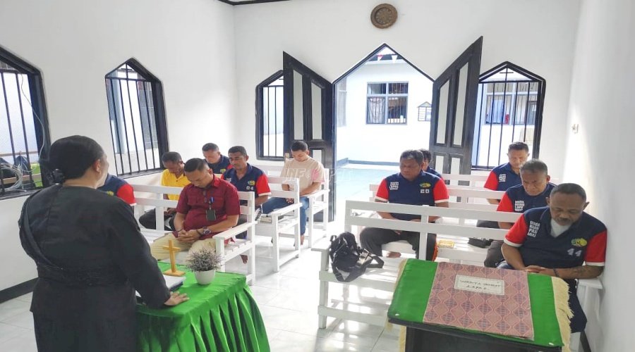 Kunjungan Pastoralia GPM Bethsan, Siapkan Warga Binaan Lapas Wahai Ikut Perjamuan Kudus