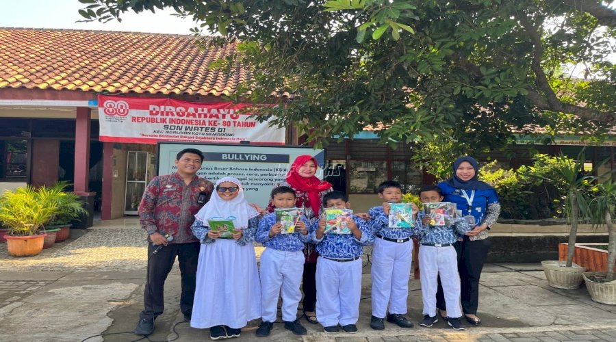 Melalui SANAK BASSAMA, Bapas Semarang Ajak Siswa SDN Wates 01 ‘Say No to Bullying’