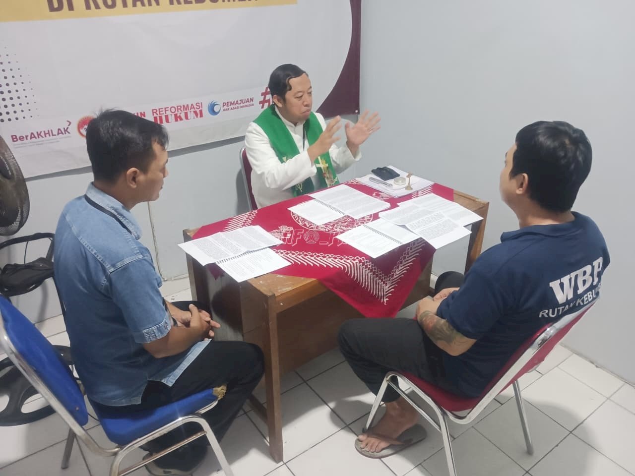 Rutan Kebumen Gandeng Gereja Paroki Bina Warga Binaan Nasrani