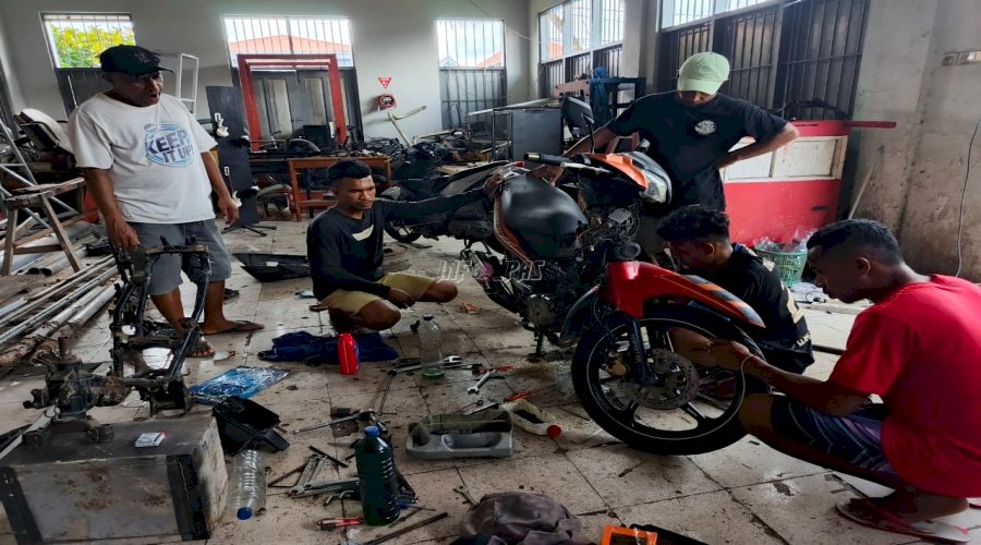Bengkel Motor UMKM di Lapas Ambon, Bukti Pembinaan Nyata dari Balik Jeruji