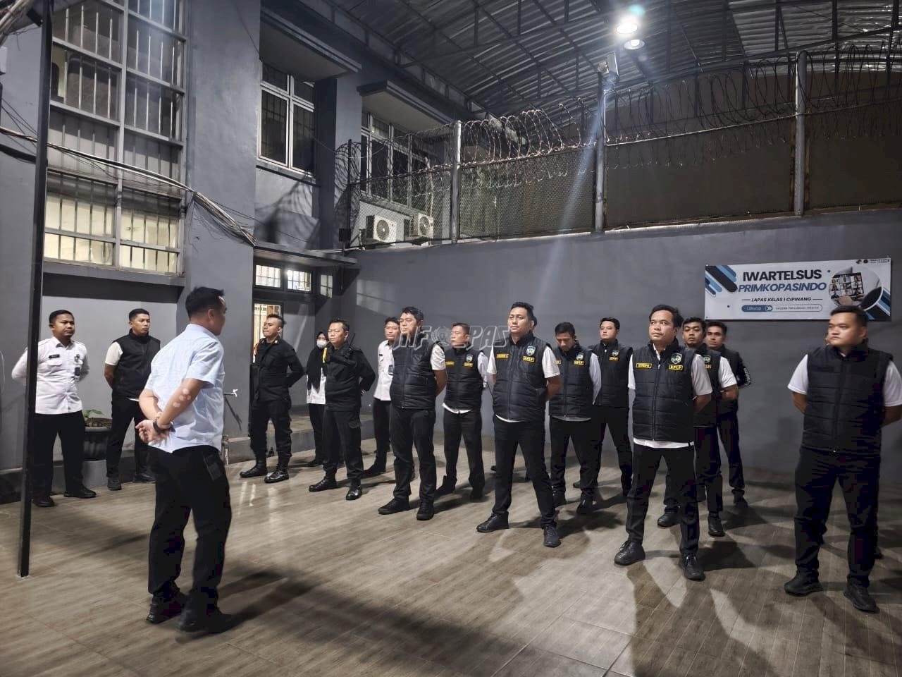 Dukung Stamina Petugas Malam, Lapas Cipinang Perkuat Stabilitas Kamtib