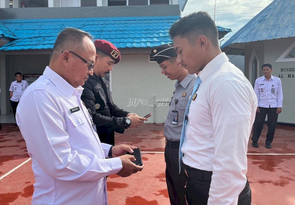 Komitmen Anti-Judi Online, Lapas Takalar Kontrol Ketat Ponsel Petugas
