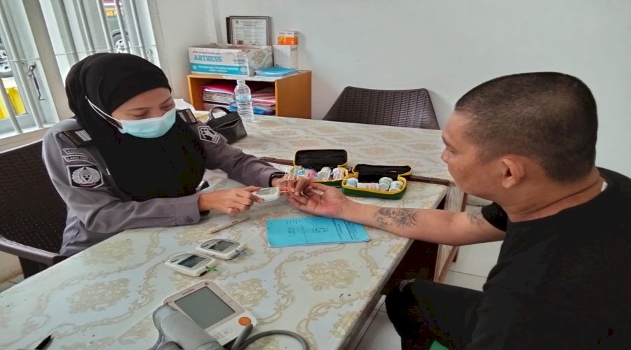 Lapas Narkotika Muara Sabak Optimalkan Pelayanan Kesehatan Warga Binaan 