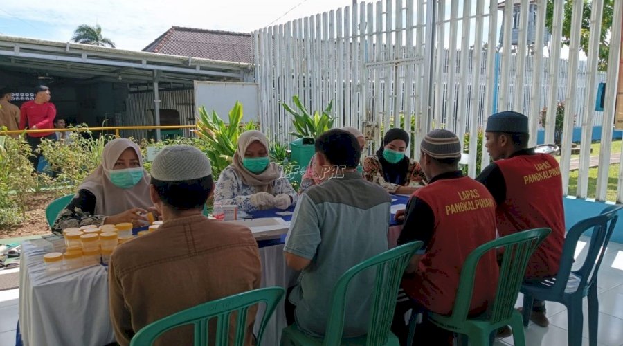 Klinik Pratama Lapas Pangkalpinang Kembali Gelar Pemeriksaan Kesehatan Warga Binaan