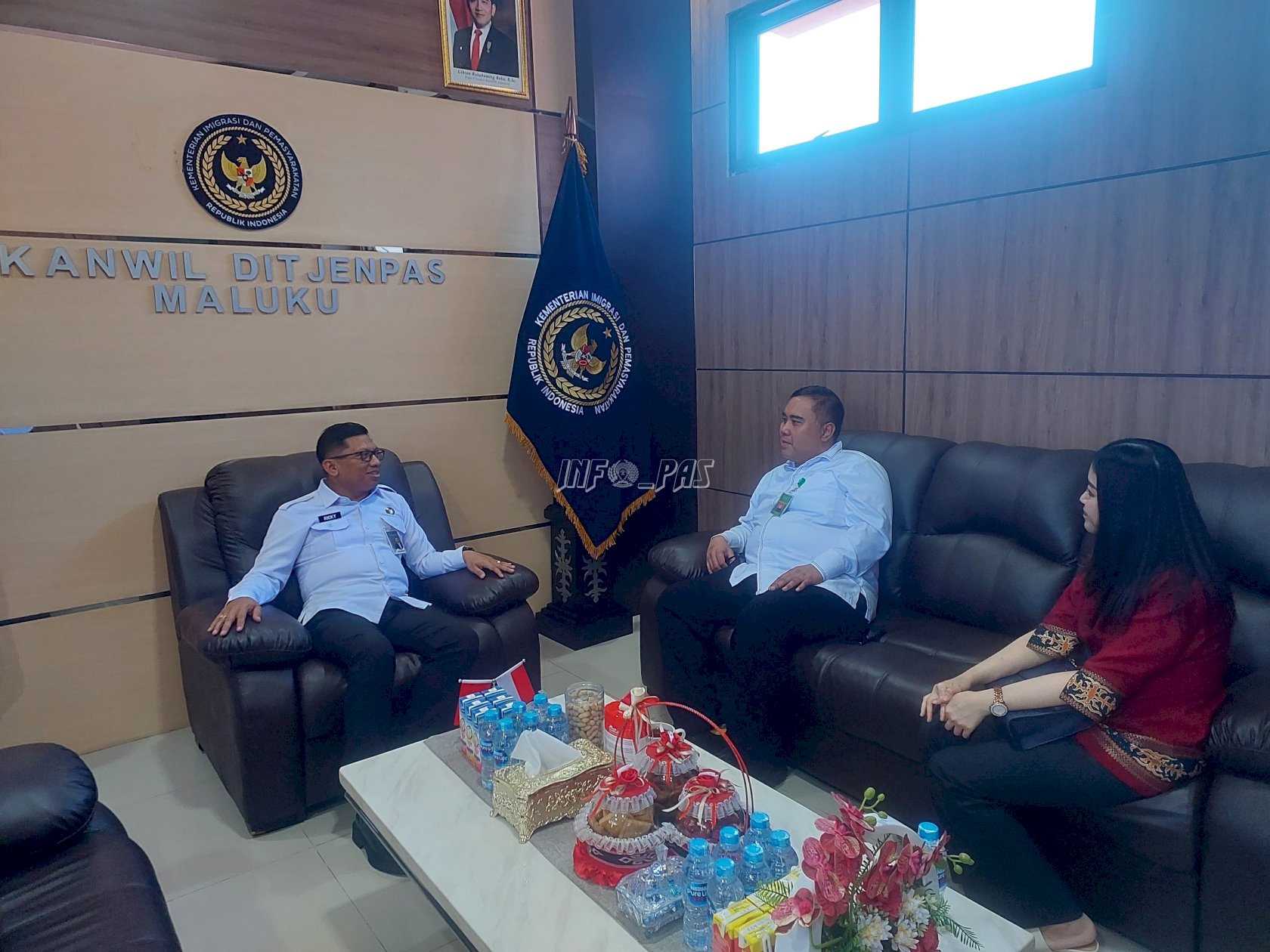 Sinergi Peradilan, Kakanwil Ditjenpas Maluku Sambut Hakim Tipikor Ambon