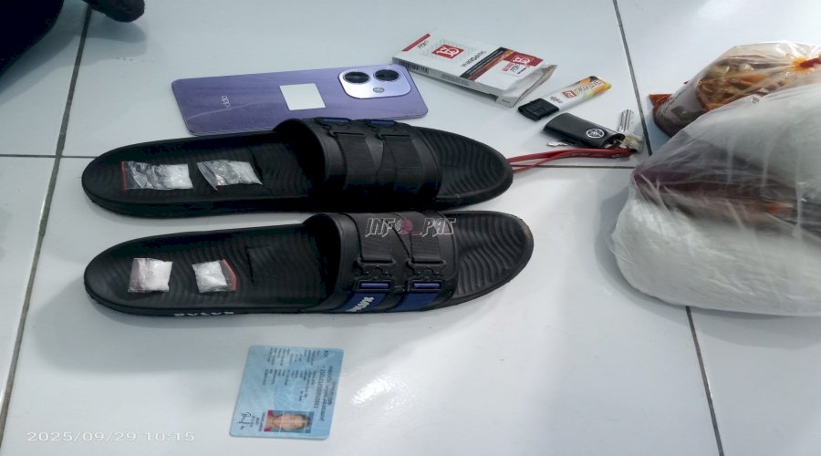 Petugas P2U Lapas Kuala Tungkal Gagalkan Penyelundupan Sabu dalam Sandal