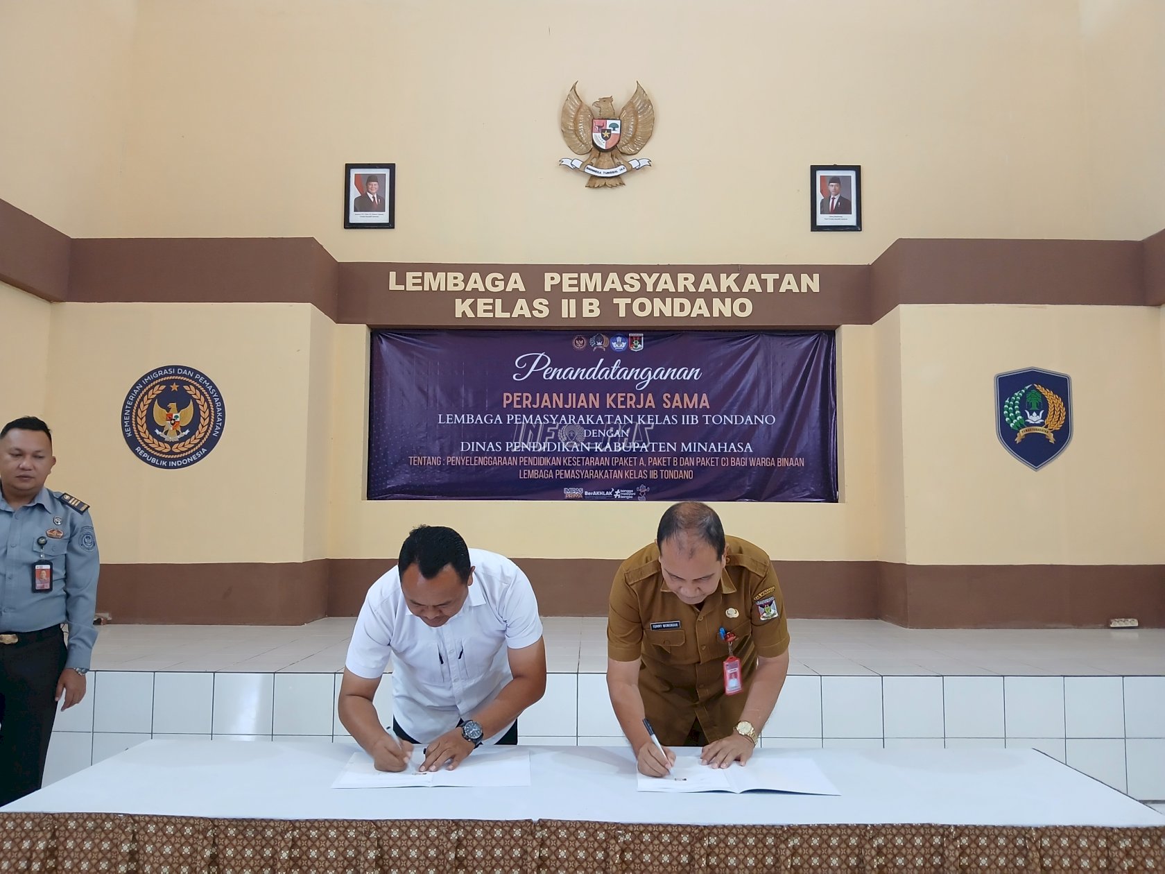 Lapas Tondano Gandeng Disdik Minahasa Hadirkan Pendidikan Kesetaraan Warga Binaan