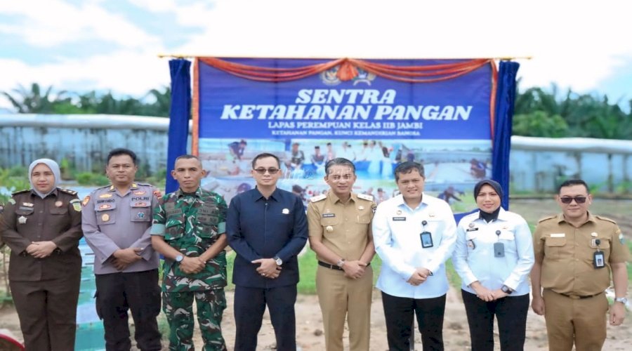 Sentra Ketahanan Pangan Lapas Perempuan Jambi Diresmikan, Dukung Kemandirian Warga Binaan 