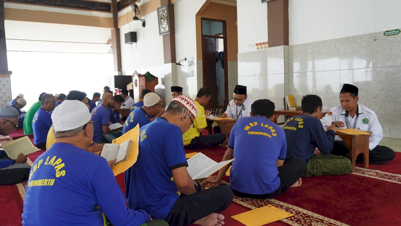 60 Warga Binaan Lapas Purwokerto Ikuti Bimbingan Al-Qur’an, Bangun Spiritualitas dan Akhlak Mulia