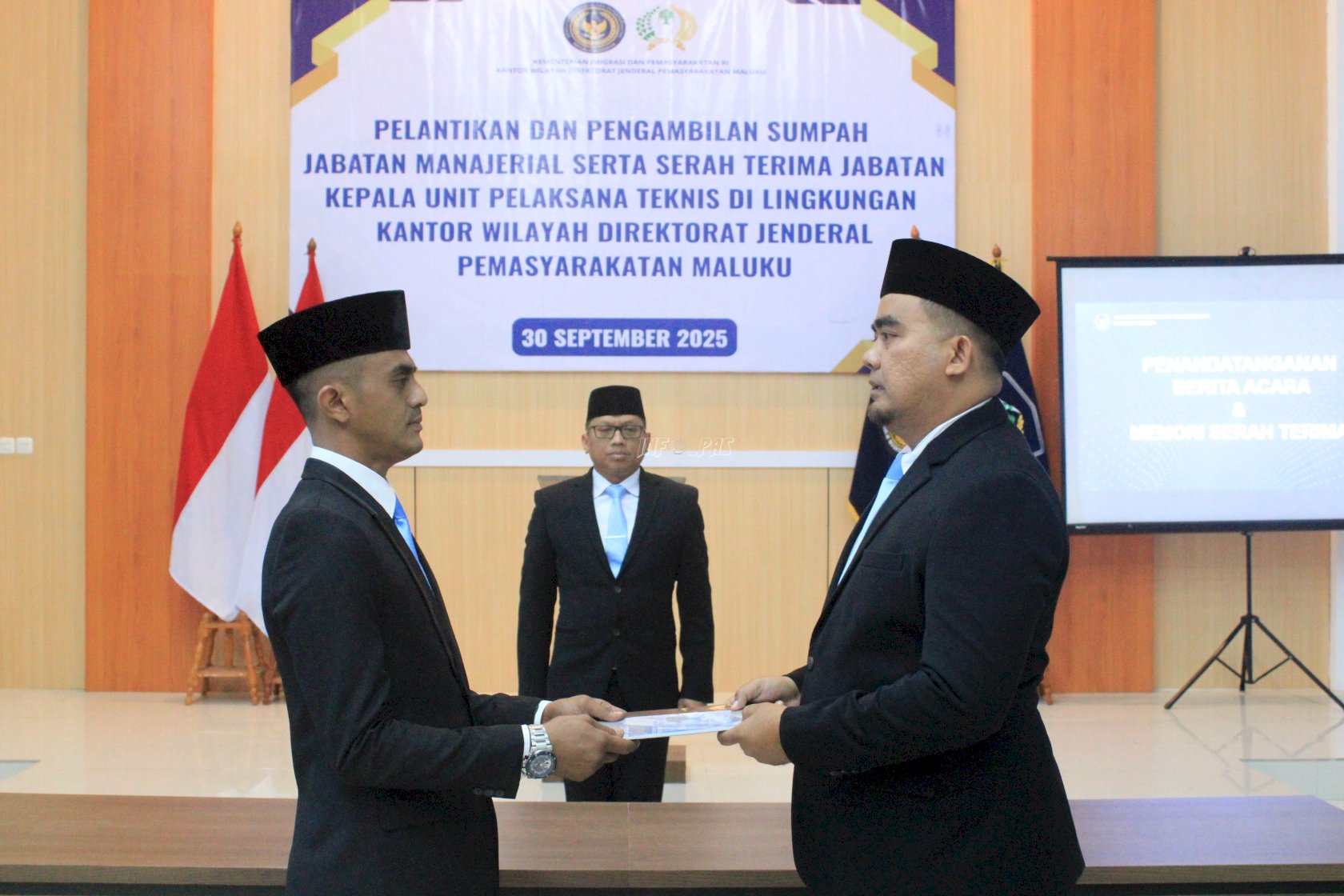 Transformasi Pemasyarakatan Maluku, Kakanwil Lantik 18 Pejabat Manajerial