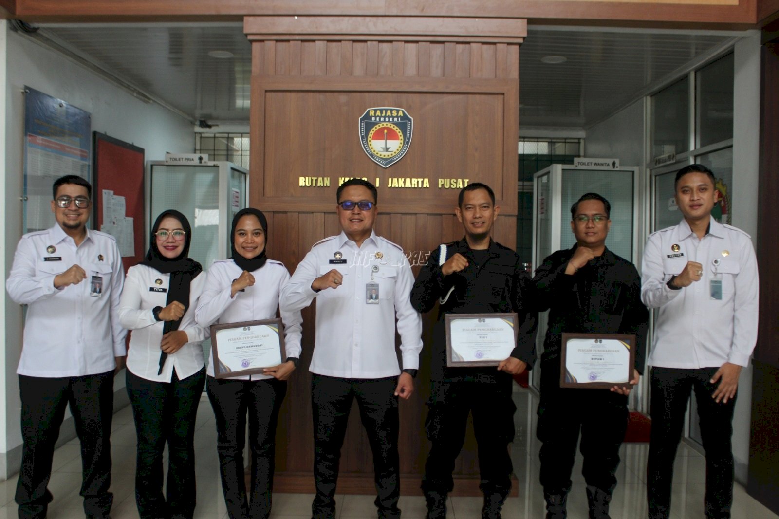 Rutan Jakarta Pusat Apresiasi Srikandi yang Gagalkan Pelarian Warga Binaan