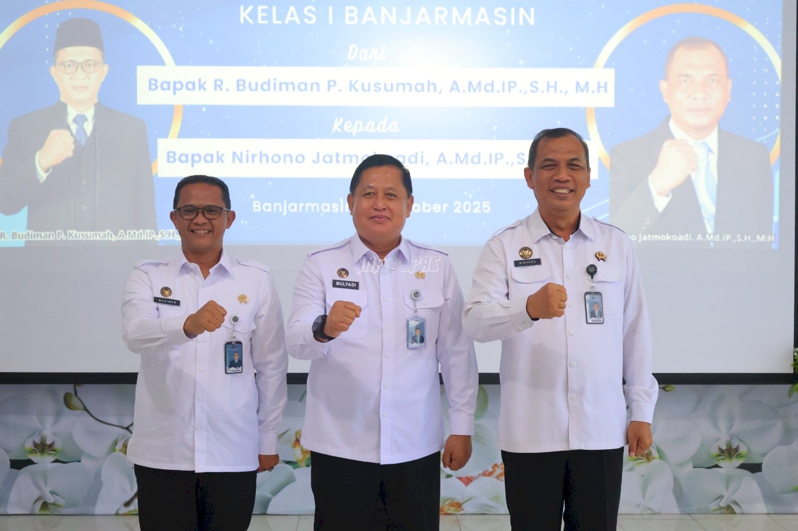Pergantian Kabapas Banjarmasin, Kakanwil Ditjenpas Kalsel Dorong Perkuat Peran PK