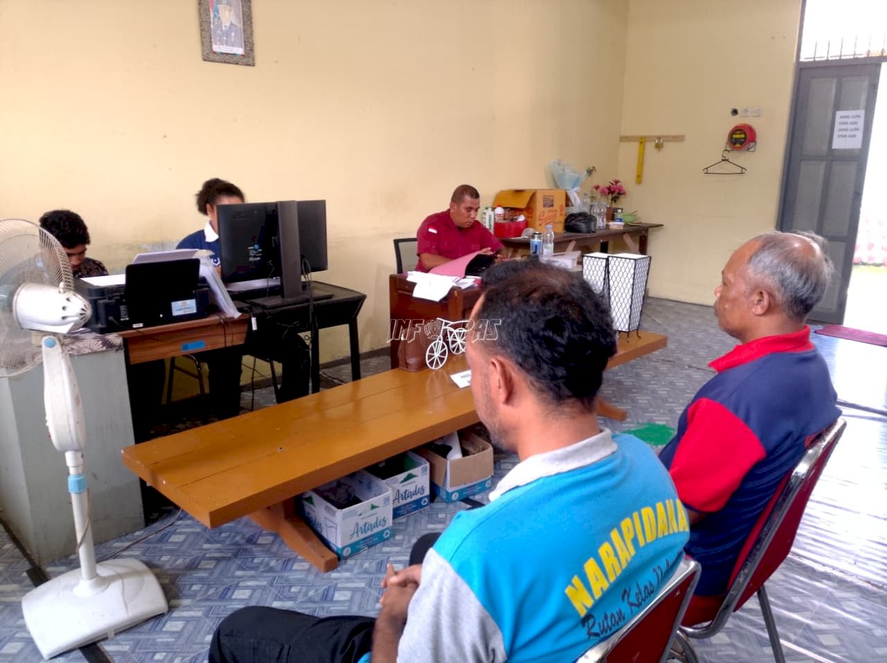 Rutan Ambon Gandeng Disnaker, Warga Binaan Ikuti Registrasi Peserta BLK