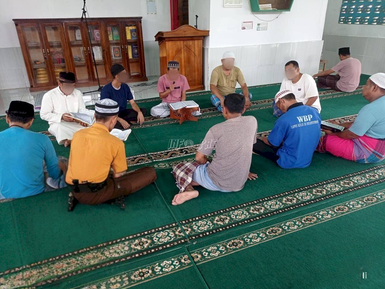 Lantunan Ayat Suci Warnai Pembinaan Rohani di Lapas Dharmasraya