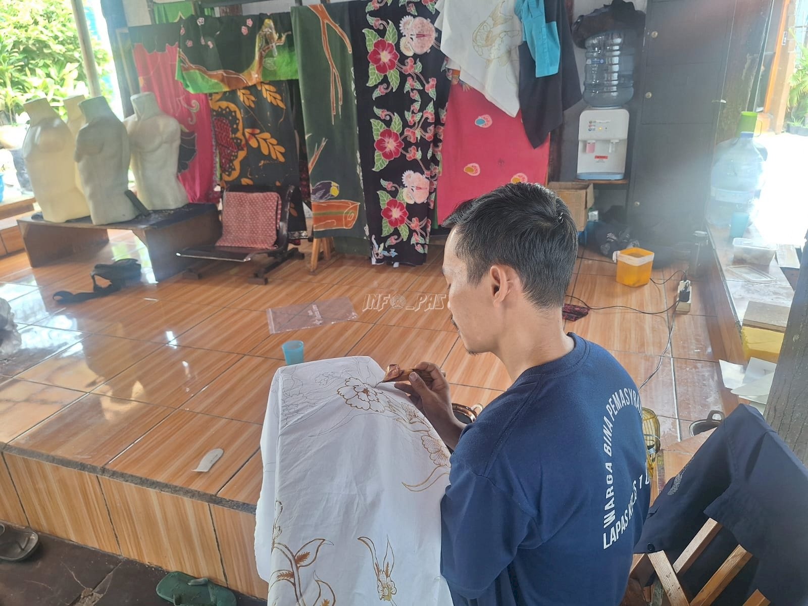 Batik Lintas 5, Wujud Kemandirian Warga Binaan Lapas Cipinang di Hari Batik Nasional