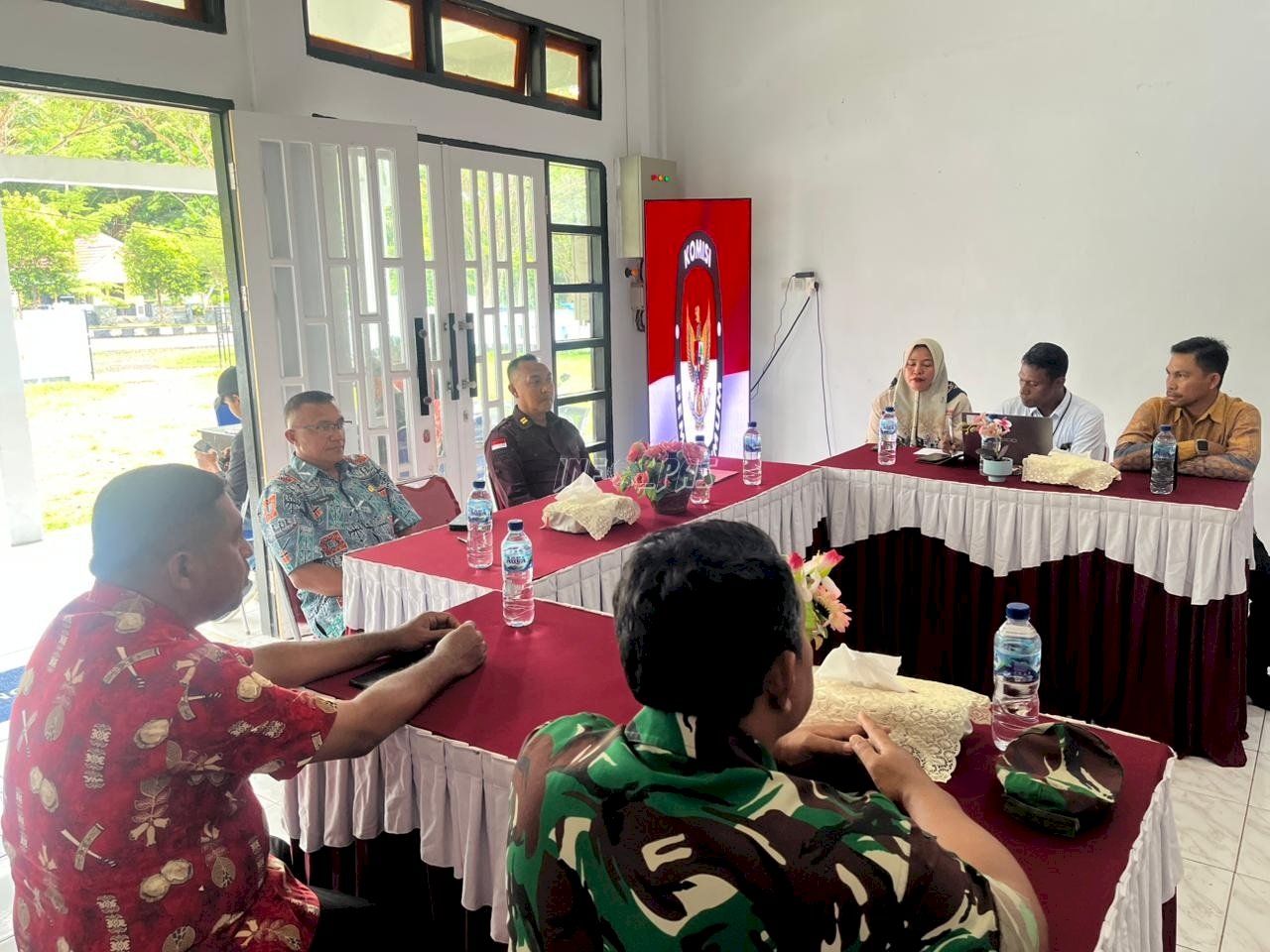 Ikuti Rapat Pleno IPDB, Lapas Piru Pastikan Hak Pilih Warga Binaan Terjaga