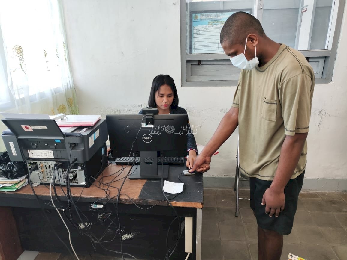 Lapas Atambua Gerak Cepat, Registrasi dan Cek Kesehatan Tahanan Baru