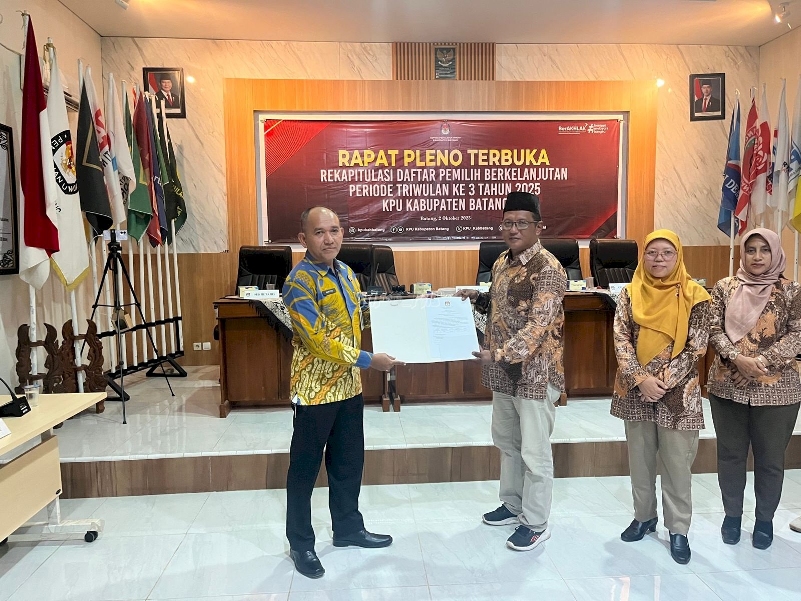 Jamin Hak Pilih Warga Binaan, Lapas Batang Hadiri Rapat Pleno KPU