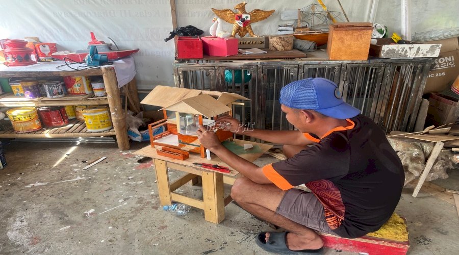 Berkarya di Lapas Dharmasraya, Warga Binaan Hasilkan Handicraft Bernilai Ekonomi