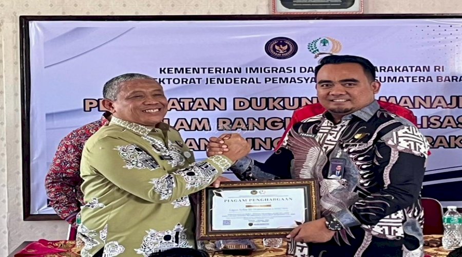 Lapas Dharmasraya Raih Dua Penghargaan dengan Capaian Nilai Sempurna 
