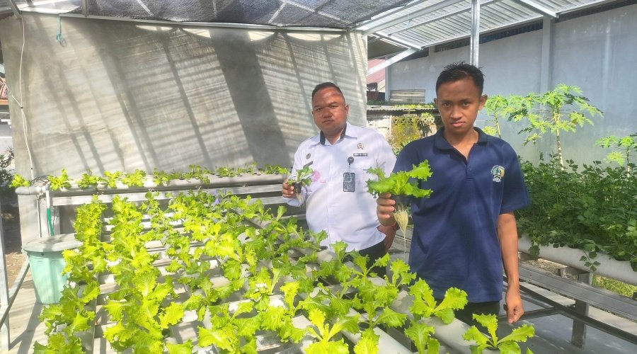 840 Lubang Hidroponik, Langkah Nyata Lapas Banjarmasin Wujudkan Lapas Produktif