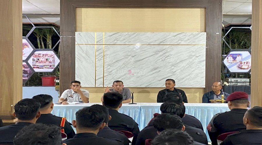 Kalapas Narkotika Karang Intan Tekankan Profesionalisme dan Humanisme Regu Pengamanan 