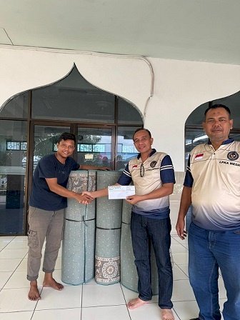 Sinergi LPKA Medan dan Baznas Kota Medan Berbuah Bantuan Karpet