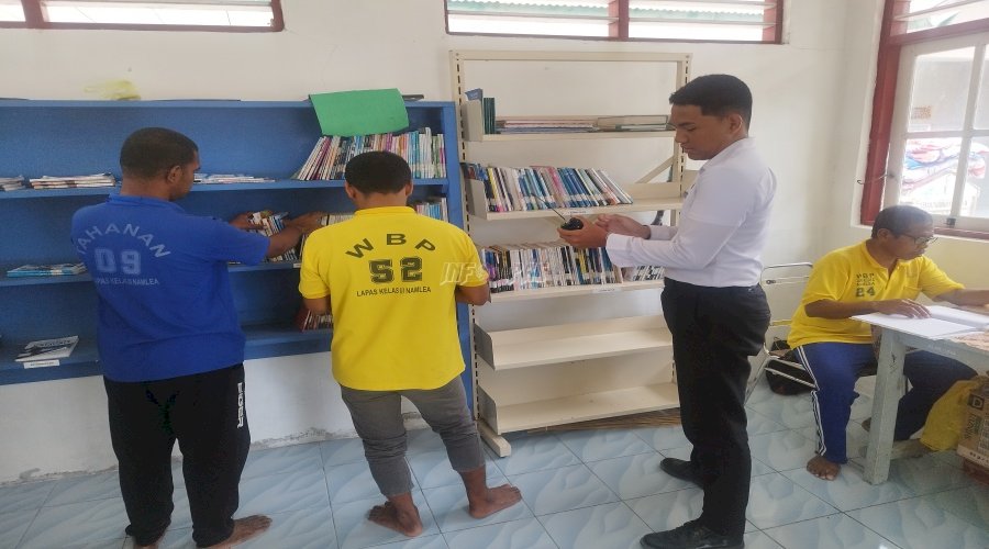 Lapas Namlea Dorong Literasi Warga Binaan dengan Budaya Baca