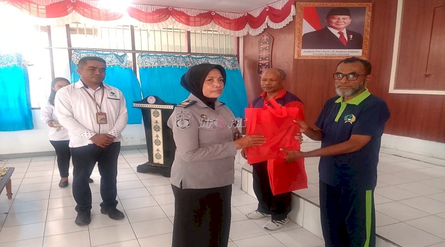 Wujudkan Warga Binaan Produktif, Rutan Ambon Gelar Pelatihan bersama BLVP