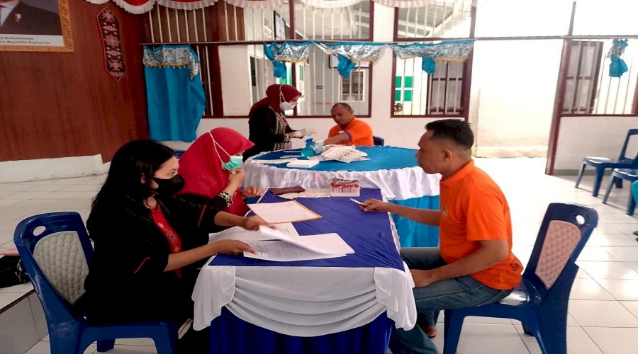 Klinik Pratama Rutan Ambon Gandeng Puskesmas Nania Gelar Screening IMS