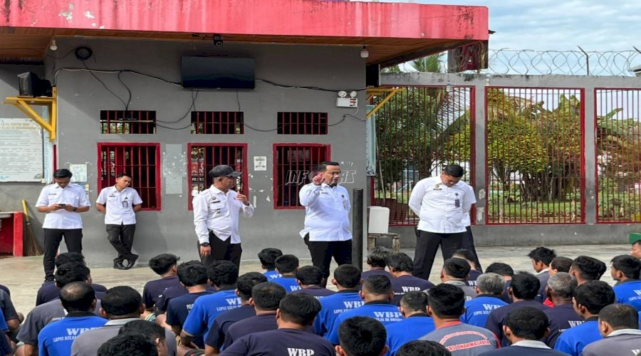 Kalapas Dharmasraya Minta Warga Binaan Taati Aturan dan Hormati Sesama